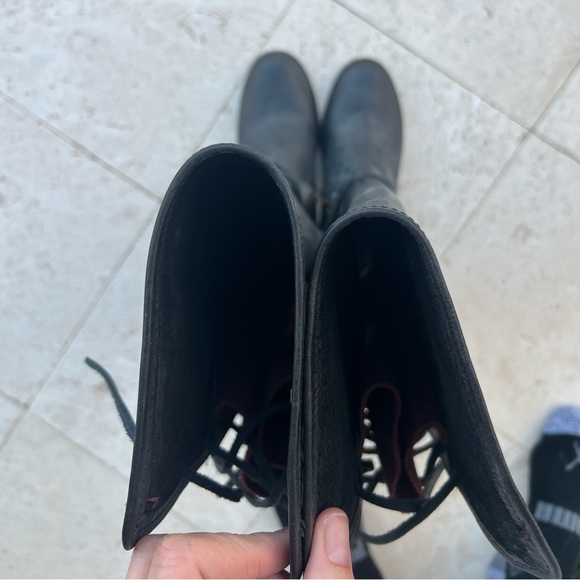 Freebird By Steven Coal Lace Up Boots Leather Grey
Boho Zip Heel Worn Once! - Picture 5 of 8